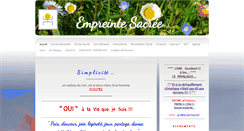 Desktop Screenshot of empreintesacree.com